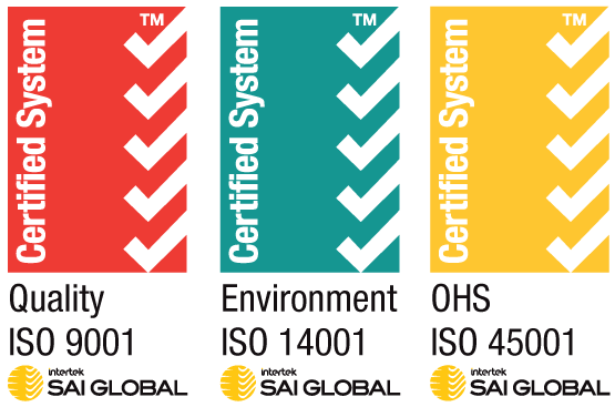 Blade Pile Certifications ISO 9001, ISO14001, ISO45001