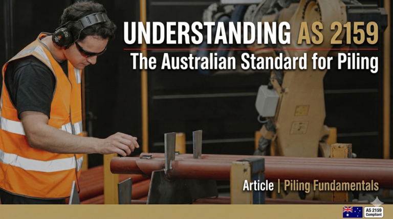 Understanding AS 2159 The Australian Standard for Piling