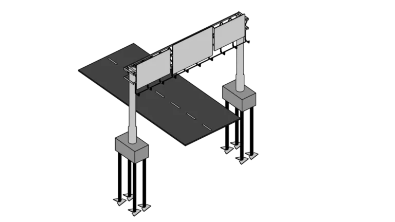 screw pile for Signage